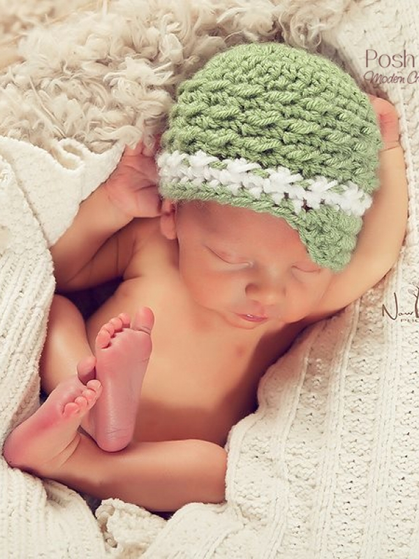 textured newsboy hat crochet pattern