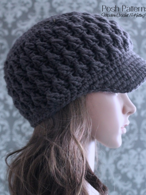 newsboy hat crochet pattern