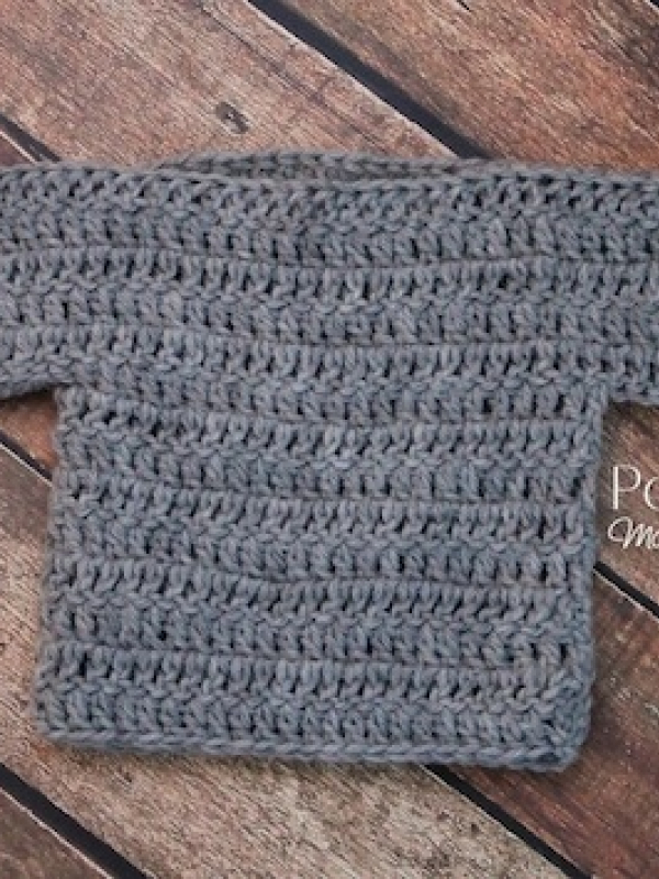 crochet baby sweater pattern