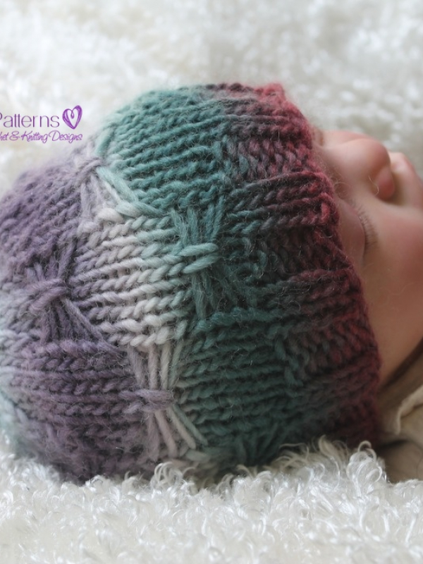 easy knit hat pattern
