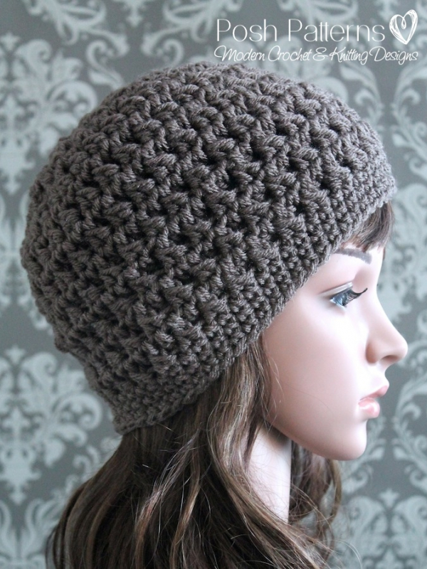 cable hat crochet pattern