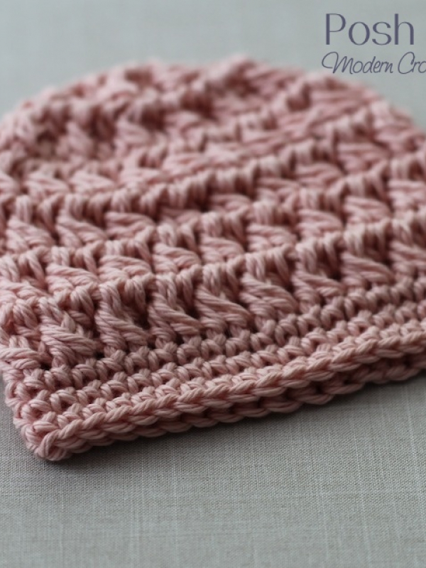 crochet cable hat pattern
