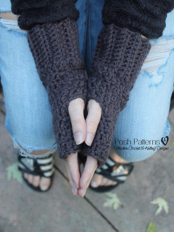 fingerless mitts pattern