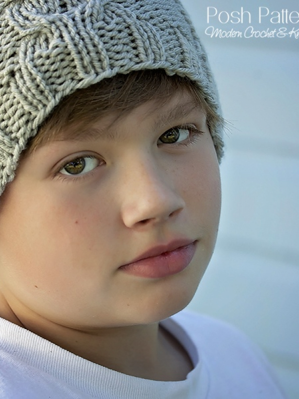 cable hat knitting pattern