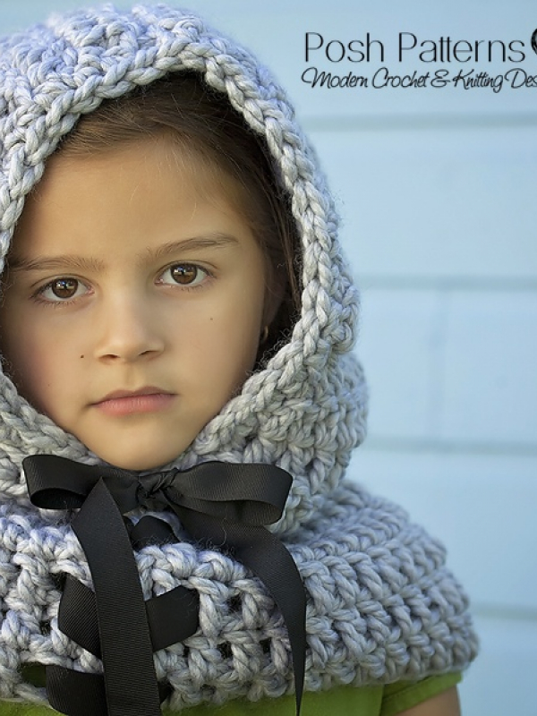 hooded cowl crochet pattern