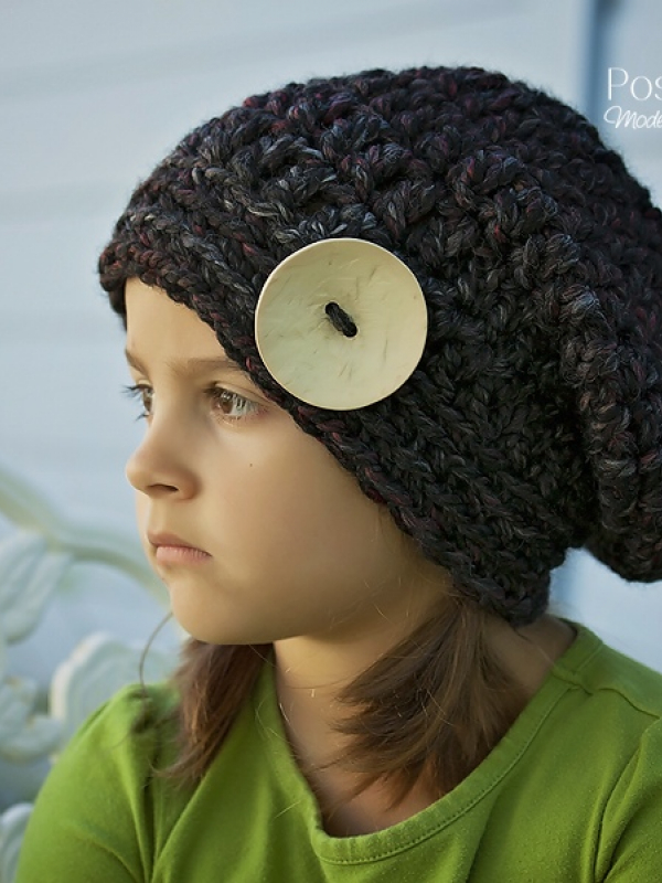 slouchy hat crochet pattern