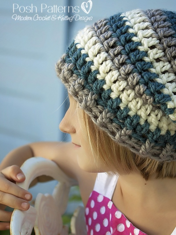 crochet beret pattern