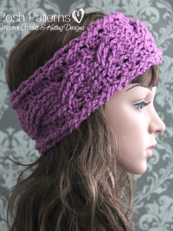 crochet headband pattern