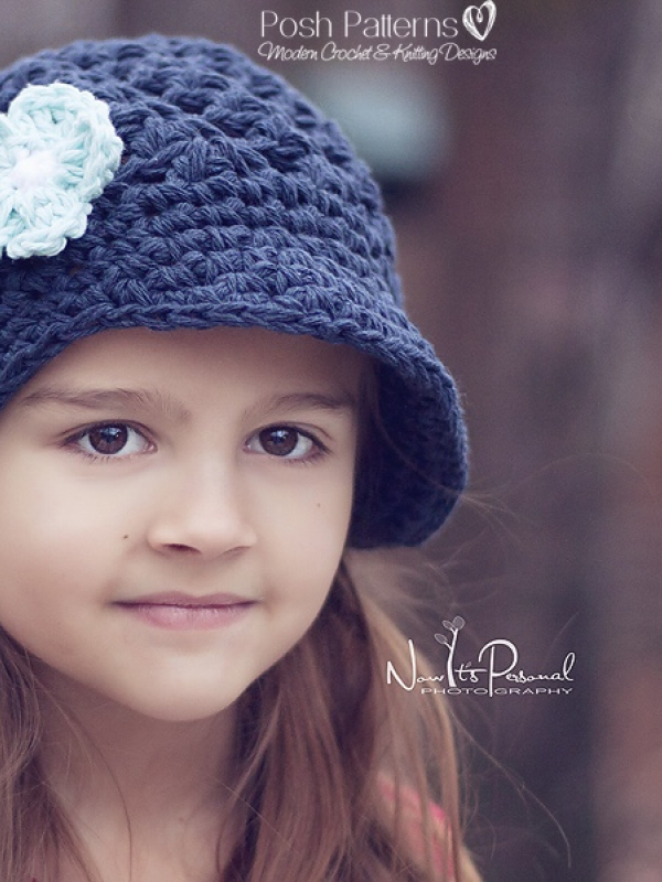 Baby girl newsboy hat top