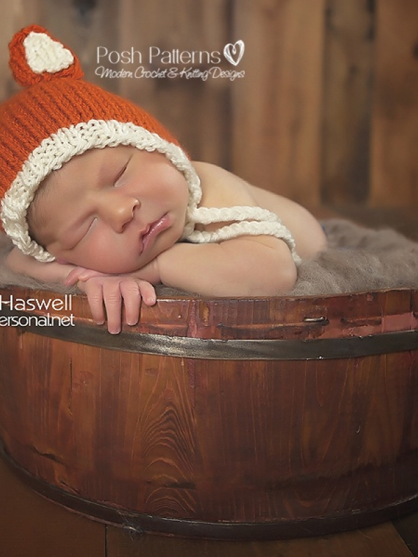 baby fox bonnet pattern
