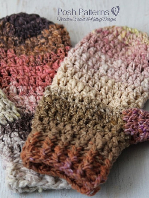 crochet mitten pattern