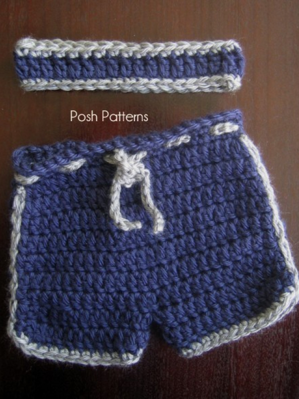 baby running shorts and sweatband set