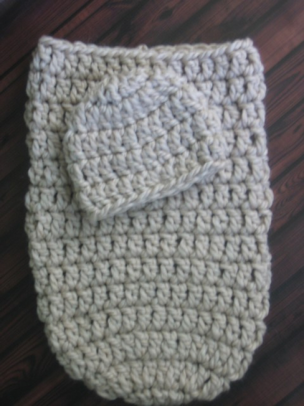 baby cocoon and beanie hat crochet pattern