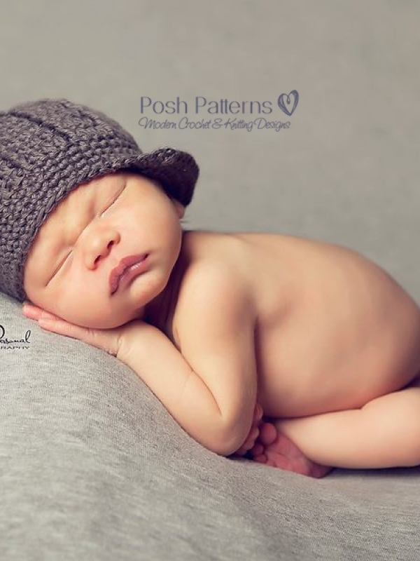 crochet newsboy hat pattern