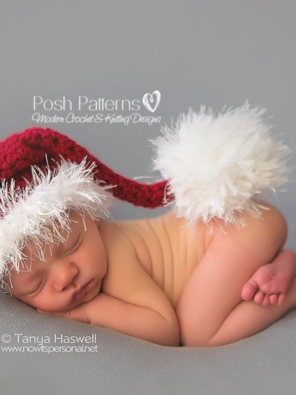 crochet santa hat pattern
