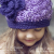 crochet pattern flapper hat with flower