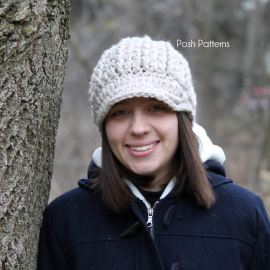 crochet newsboy hat pattern