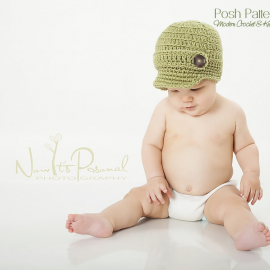 crochet newsboy hat pattern