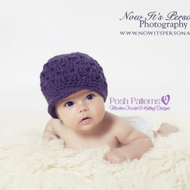 Crochet Pattern Shell Stitch Newsboy Visor Hat easy crochet hat pattern