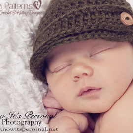 crochet newsboy hat pattern baby to adult