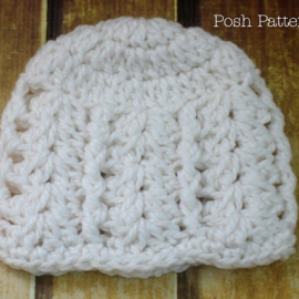 crochet hat pattern flapper beanie