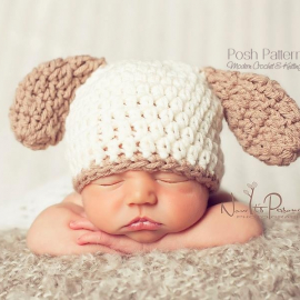 crochet puppy hat pattern