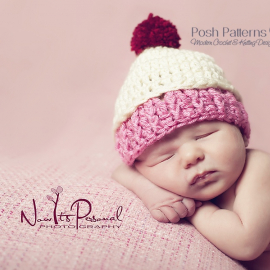 crochet pattern baby cupcake hat