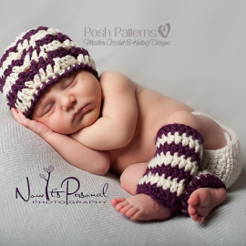 crochet pattern baby hat leg warmers