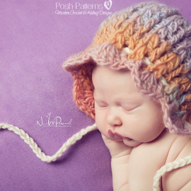 shell stitch baby bonnet crochet pattern