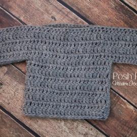 crochet baby sweater pattern