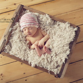 Knitting Pattern Easy DK Beanie Hat Newborn to Adult easy knitting pattern beanie hat