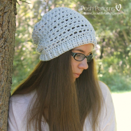 slouchy hat crochet pattern