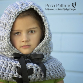 hooded cowl crochet pattern