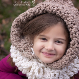 Hooded Cowl Crochet Pattern crochet hood pattern