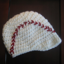 baseball newsboy visor hat crochet pattern