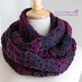 crochet infinity scarf pattern