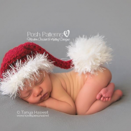 crochet santa hat pattern