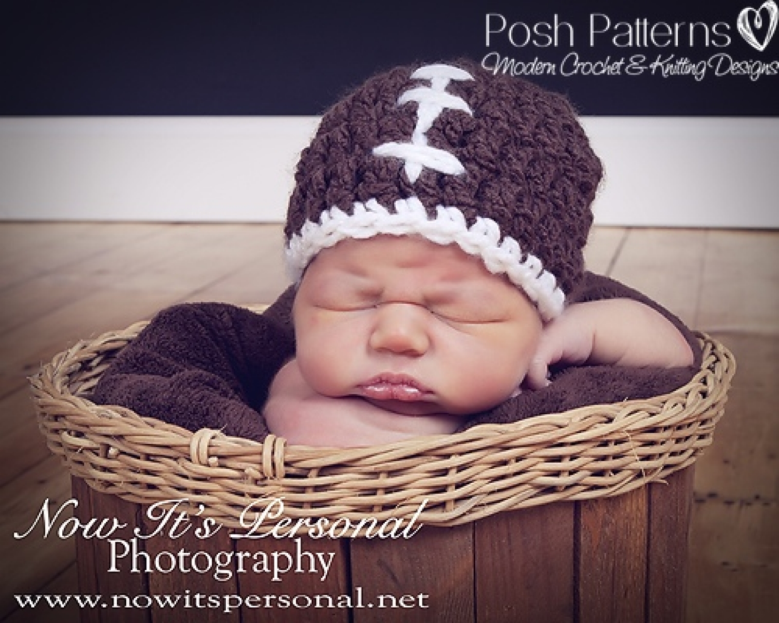 Football Hat Crochet Pattern Beanie Pattern