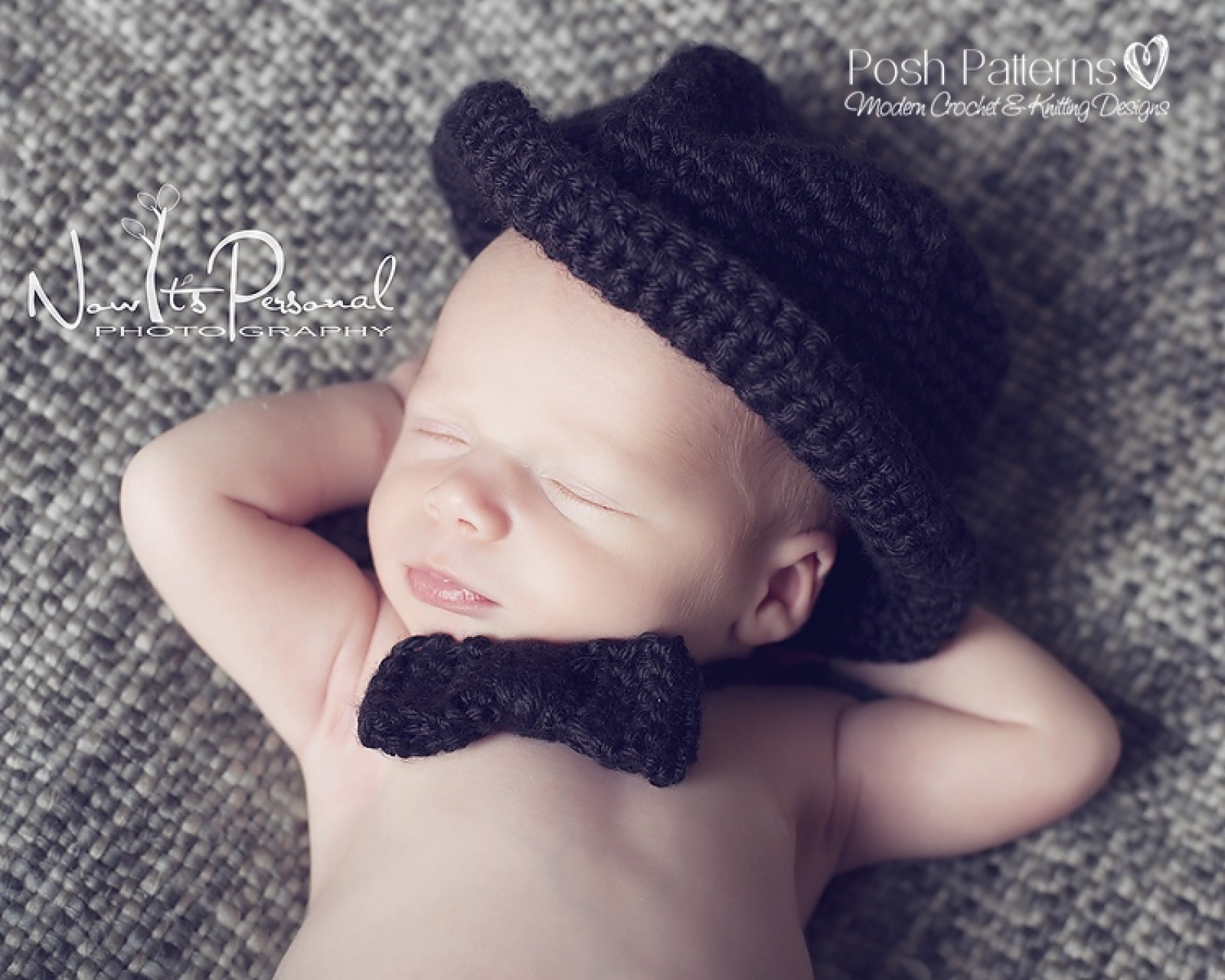 Free Crochet Pattern Baby Bow Tie Tuxedo Tie
