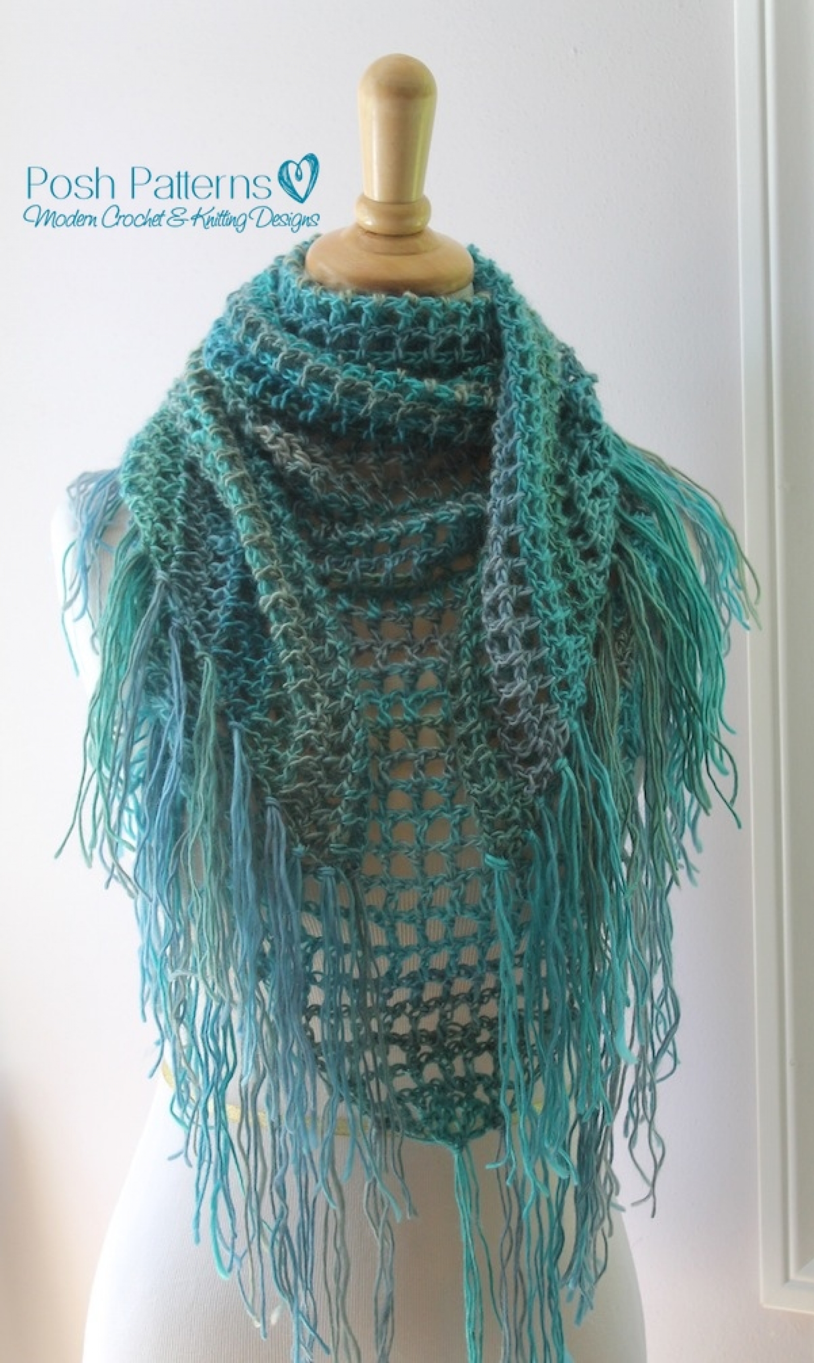 Crochet Triangle Scarf Pattern Crochet Shawl Pattern