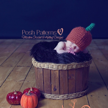 Baby Pumpkin Hat Crochet Pattern | Pumpkin Beanie