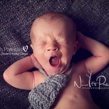 Baby Neck Tie Crochet Pattern | Little Man Tie Pattern