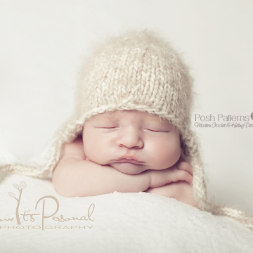 Earflap Hat Knitting Pattern | Knit Baby Beanie Earflap Hat Knitting Pattern | Knit Baby Beanie