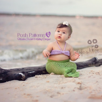 Crochet Pattern Baby Mermaid - Mermaid Blanket Pattern