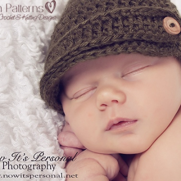 Crochet Newsboy Hat Pattern | Visor Hat Pattern