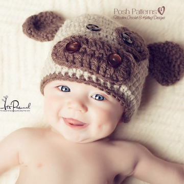 Baby Cow Hat Crochet Pattern | Kids Cow Beanie