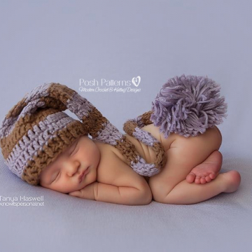 Long Tail Pixie Hat Crochet Pattern | Stocking Hat