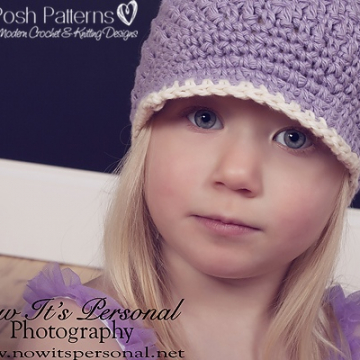 Crochet Newsboy Hat Pattern - Visor Hat Pattern