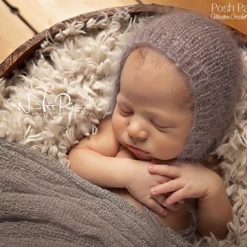 Mohair Bonnet Knitting Pattern - Vintage Bonnet