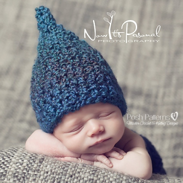 Gnome Hat Crochet Pattern | Pixie Elf Hat